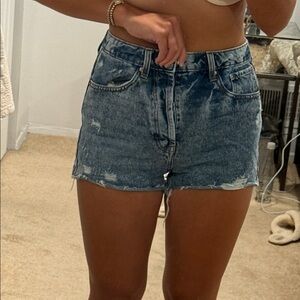 Wild Fable Distressed Blue Jean Shorts